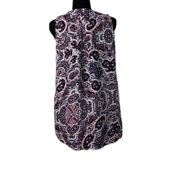 Willi Smith Sleeveless Paisley Blouse | Size L | NWOT - Picture 5 of 11